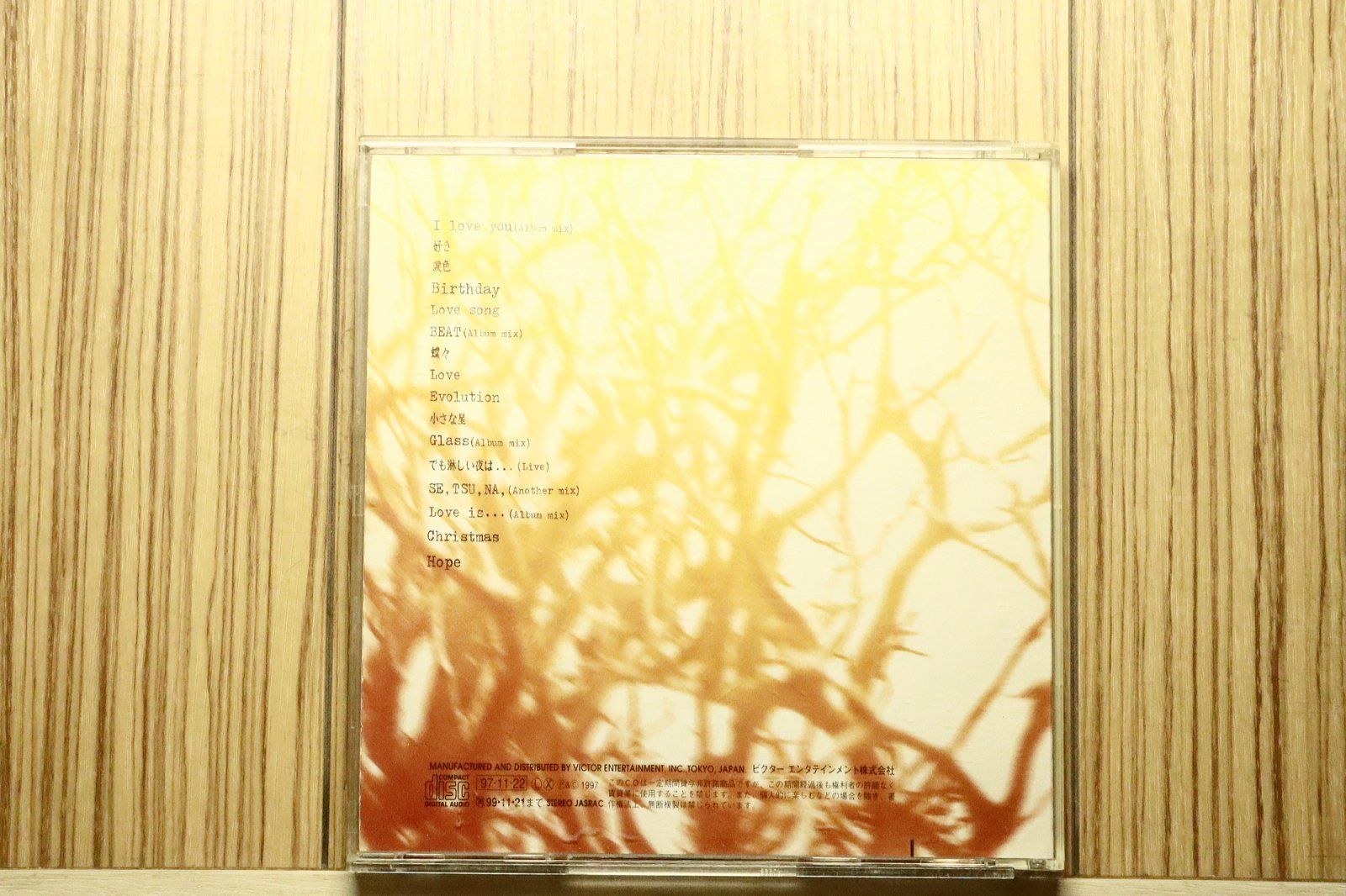 国内盤CD☆河村隆一/Ryuichi Kawamura□ LOVE 【VICL60151