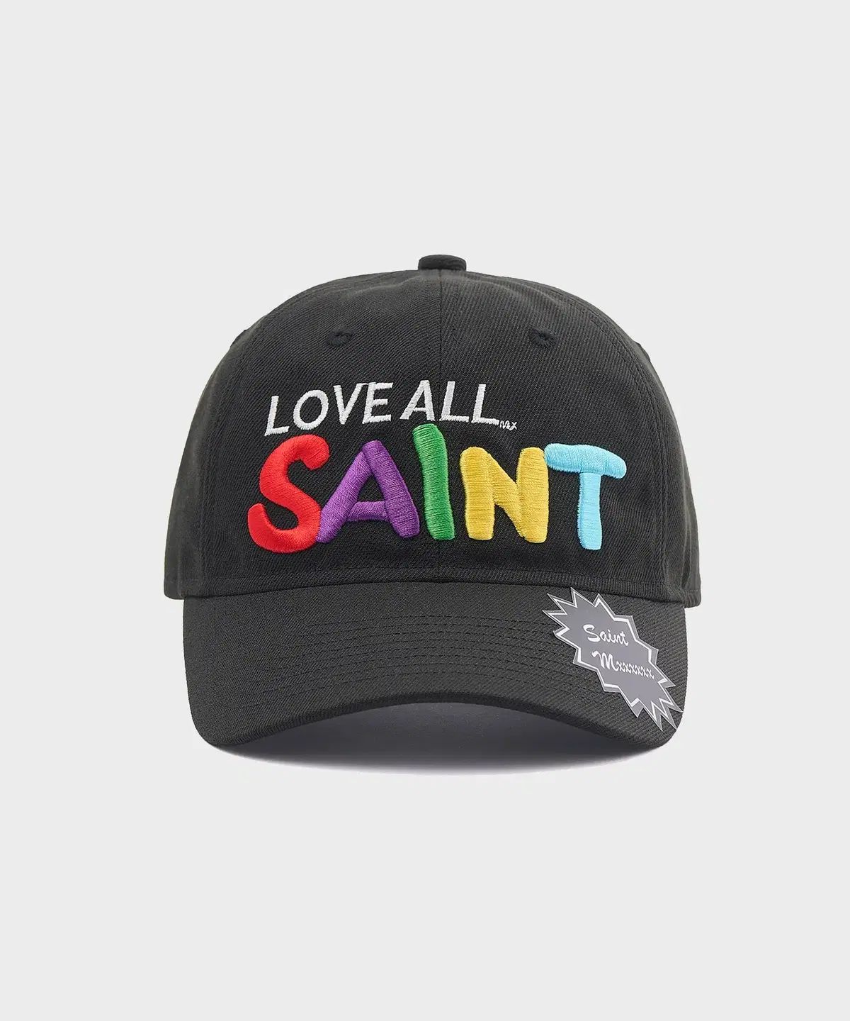 新品/F SAINT MICHAEL(セント マイケル) LOVE オール キャップ ブラック 帽子