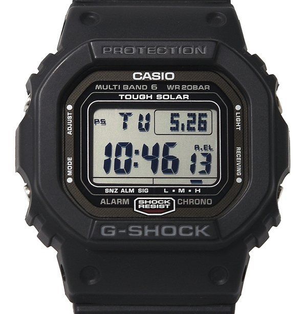 箱保付 極美品 CASIO カシオ G-SHOCK ジーショック 5000シリーズ GW-5000-1JF 電波ソーラー メンズ