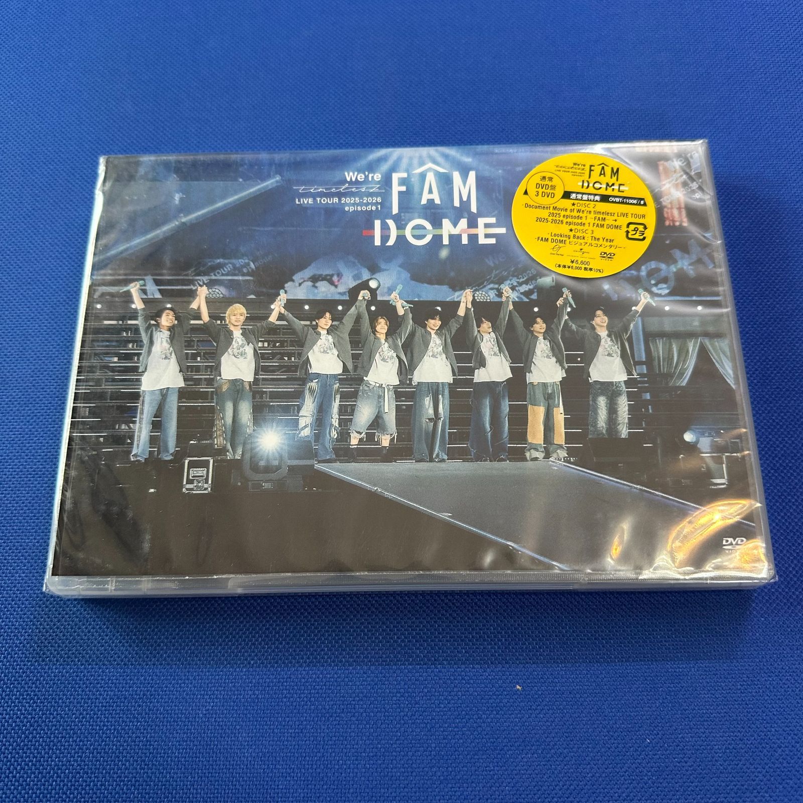 DVD】We're timelesz LIVE TOUR 2025-2026 episode 1 FAM DOME(通常盤