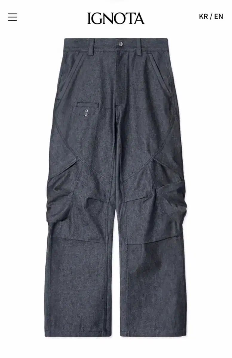 (M) イグノタ コア14 カーゴ シェル パンツ Indigo