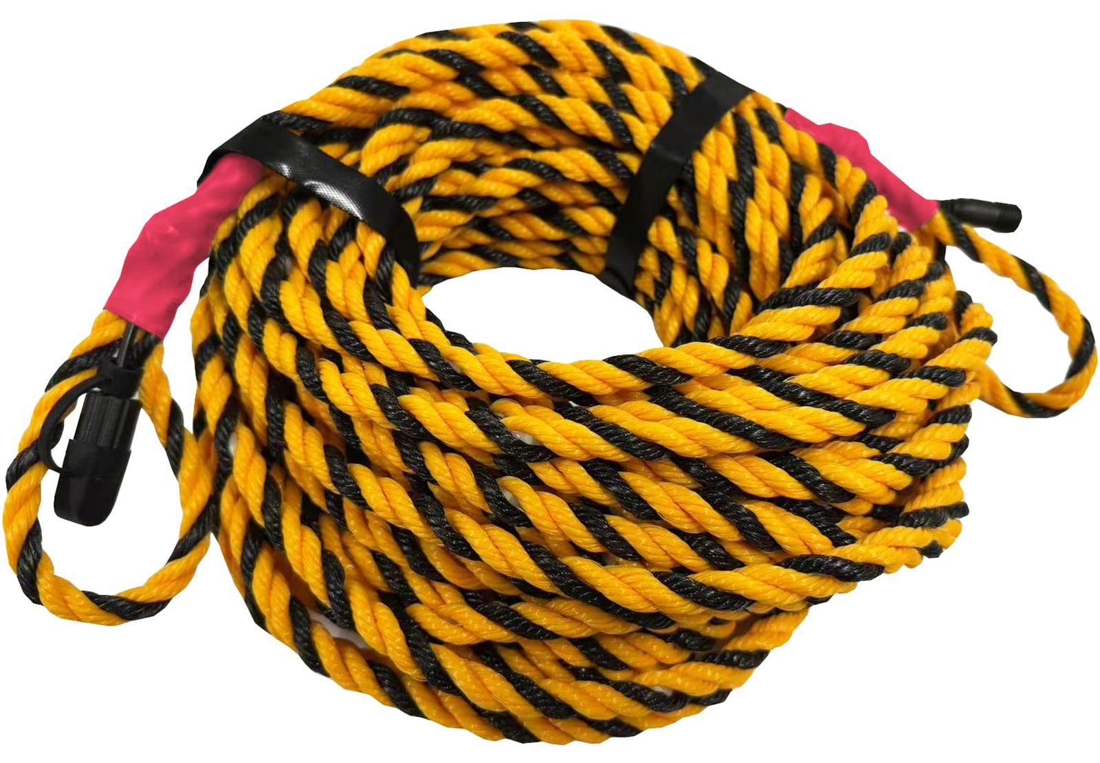 新品 山善(YAMAZEN) 光る トラロープ 標識ロープ 【単品】 Φ10mm 20m 防塵 防水 複数点灯モード 工事現場 立入禁止 イベント会場 災害現場 TF-R20 赤