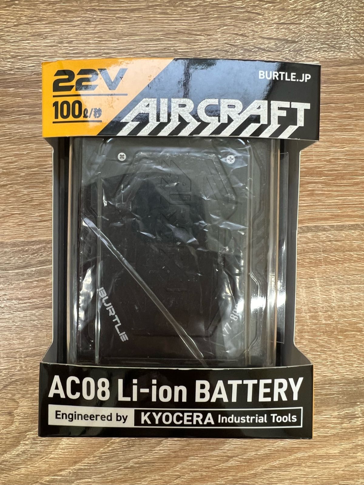中古品・美品】バートル AC08 リチウムイオンバッテリー 78.マット