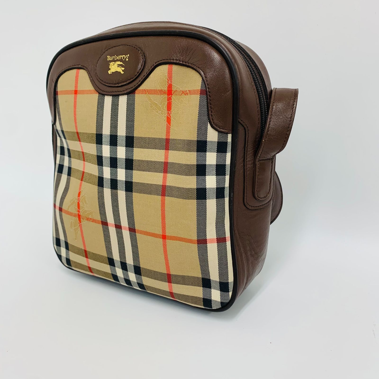 美品】Burberrys ショルダーバッグ ノバチェック シャドーホース（0144