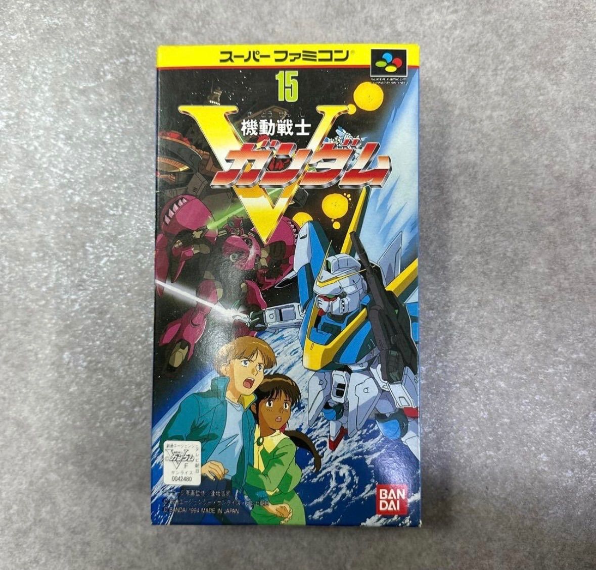 機動戦士vガンダム スーパーファミコン ソフト 箱付 説明書あり - メルカリ