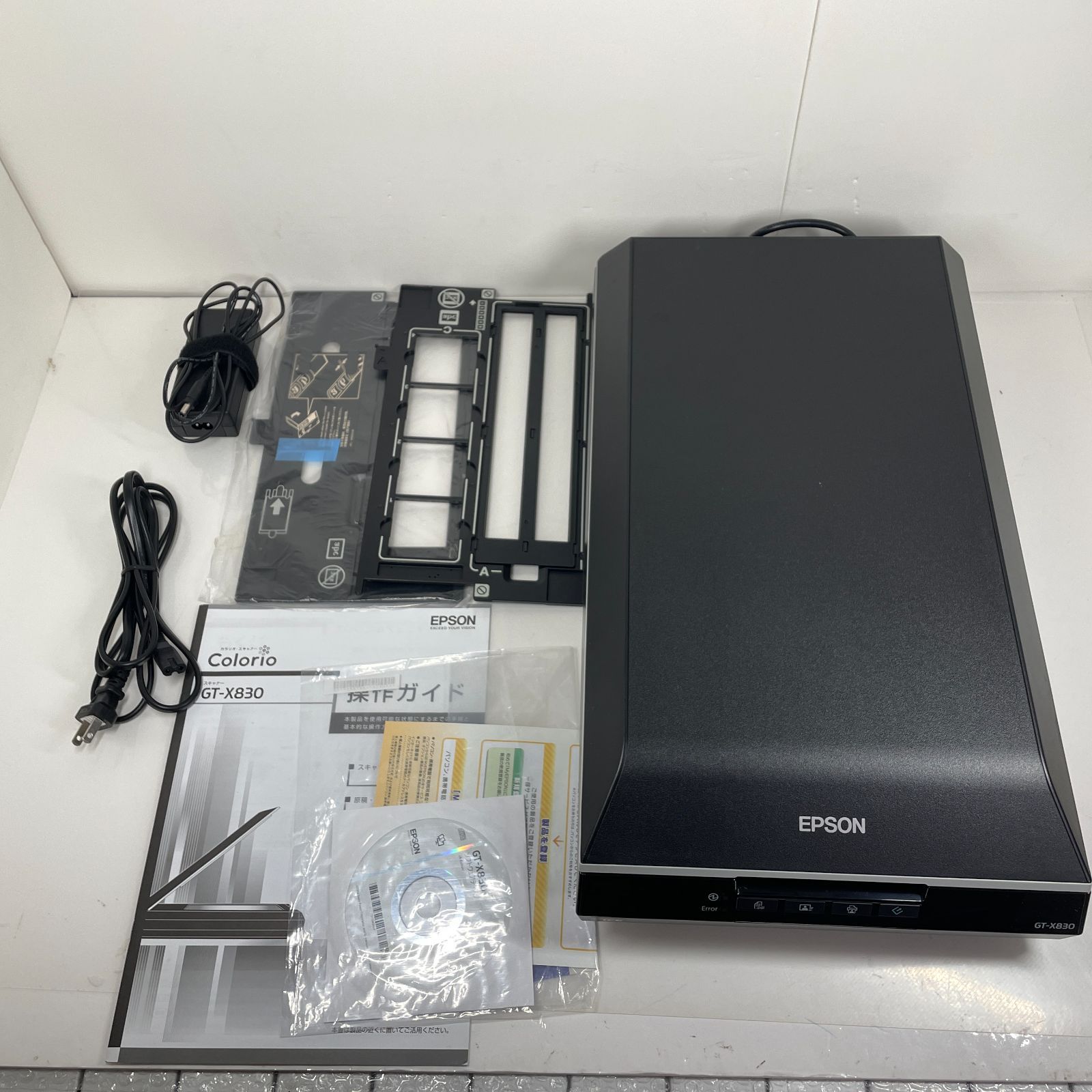 【中古・美品】 エプソン スキャナー GT-X830 フィルム対応 フラットベッド A4 №1527