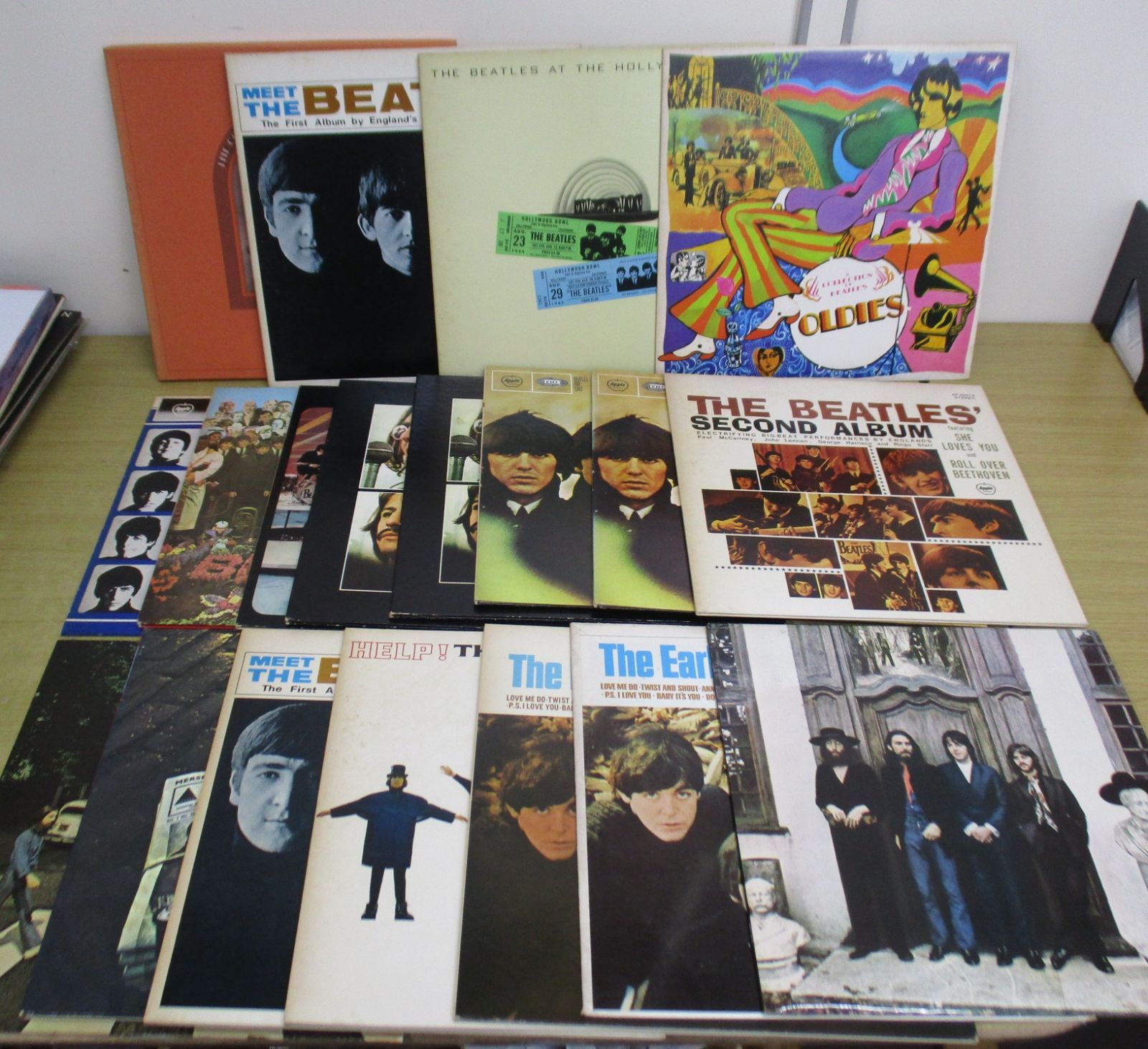 B221　ビートルズ Beatles LPレコード　まとめ売り　イギリス盤有【ジャンク品】
