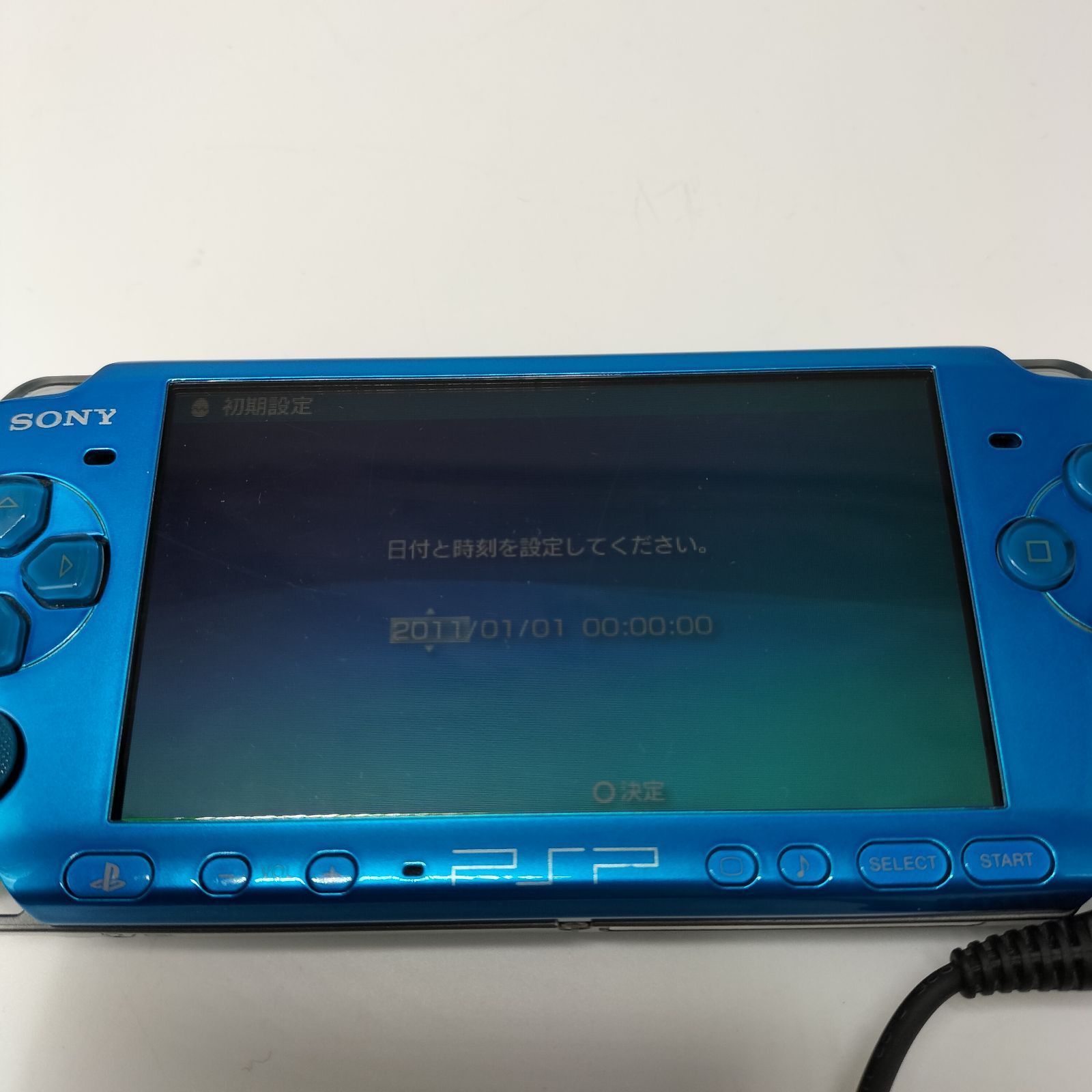 SONY PSP-3000 ブルー 箱付き ジャンク ゲーム起動OK - メルカリ