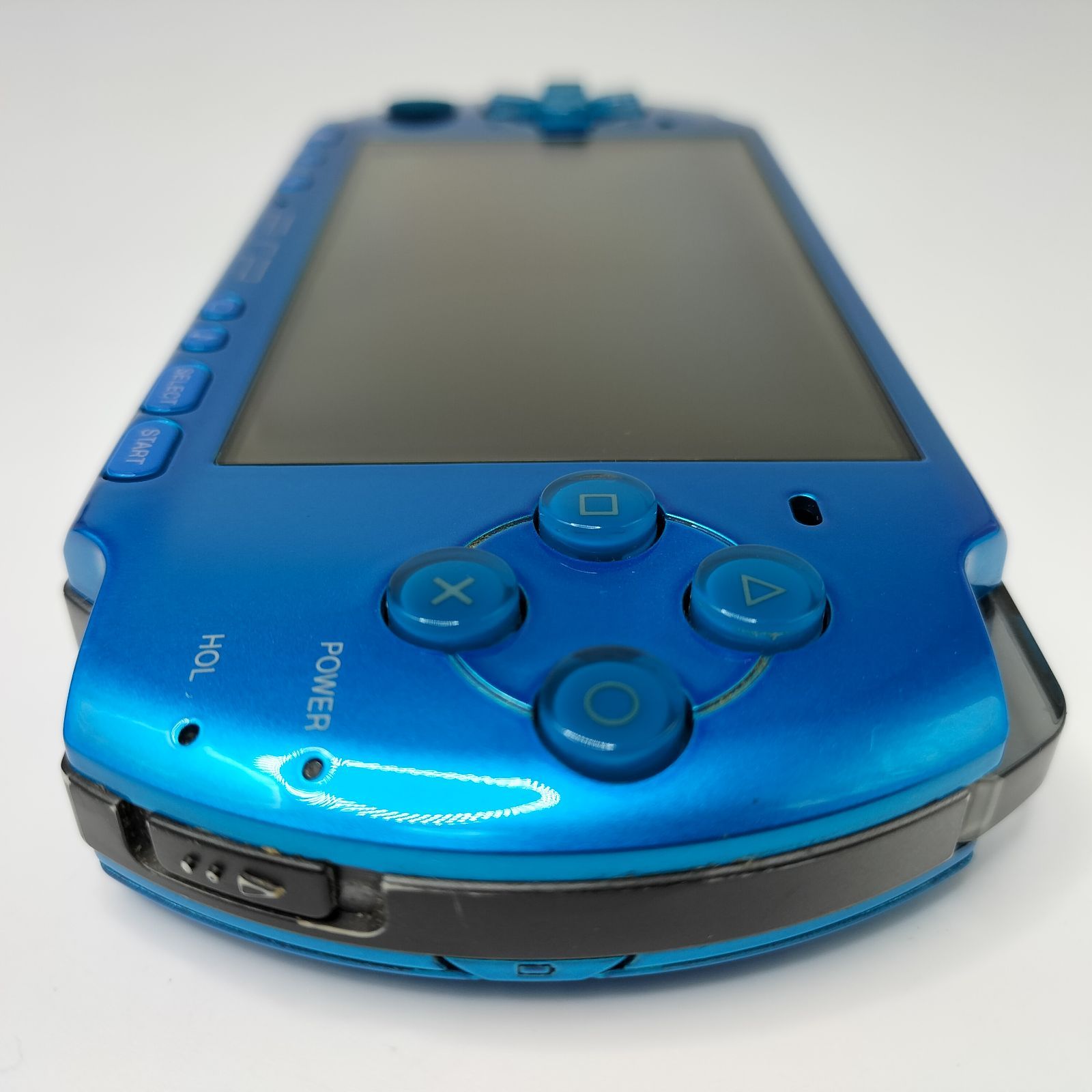 SONY PSP-3000 ブルー 箱付き ジャンク ゲーム起動OK - メルカリ