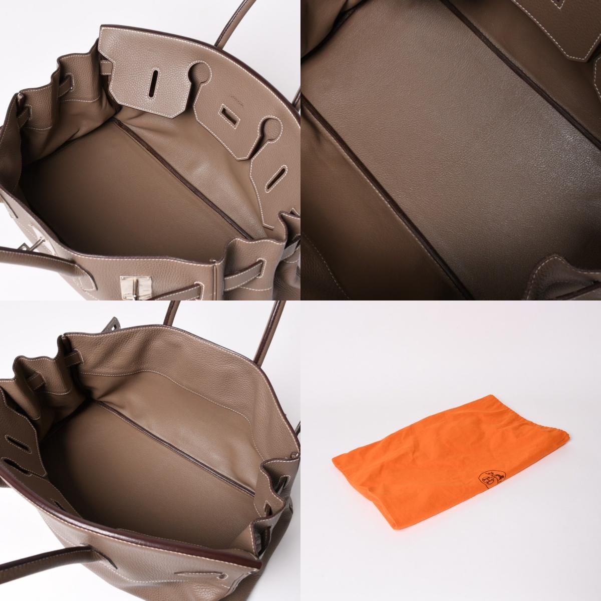HERMES エルメス ショルダーバーキン42 ハンドバッグ □J刻印 トリヨン 