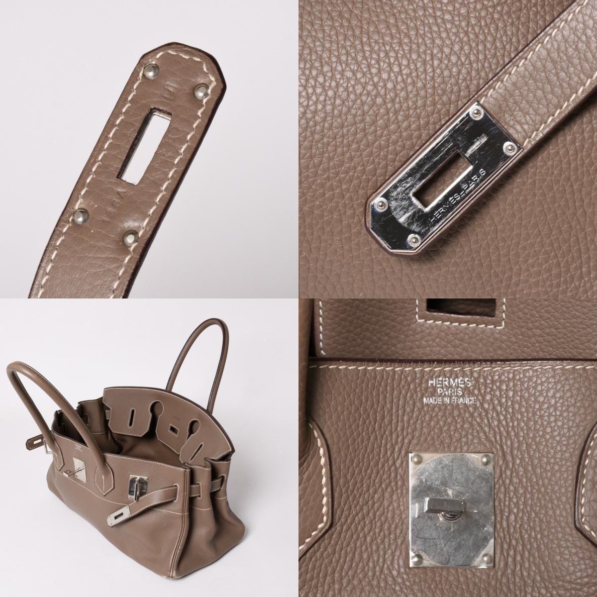 HERMES エルメス ショルダーバーキン42 ハンドバッグ □J刻印 トリヨン 