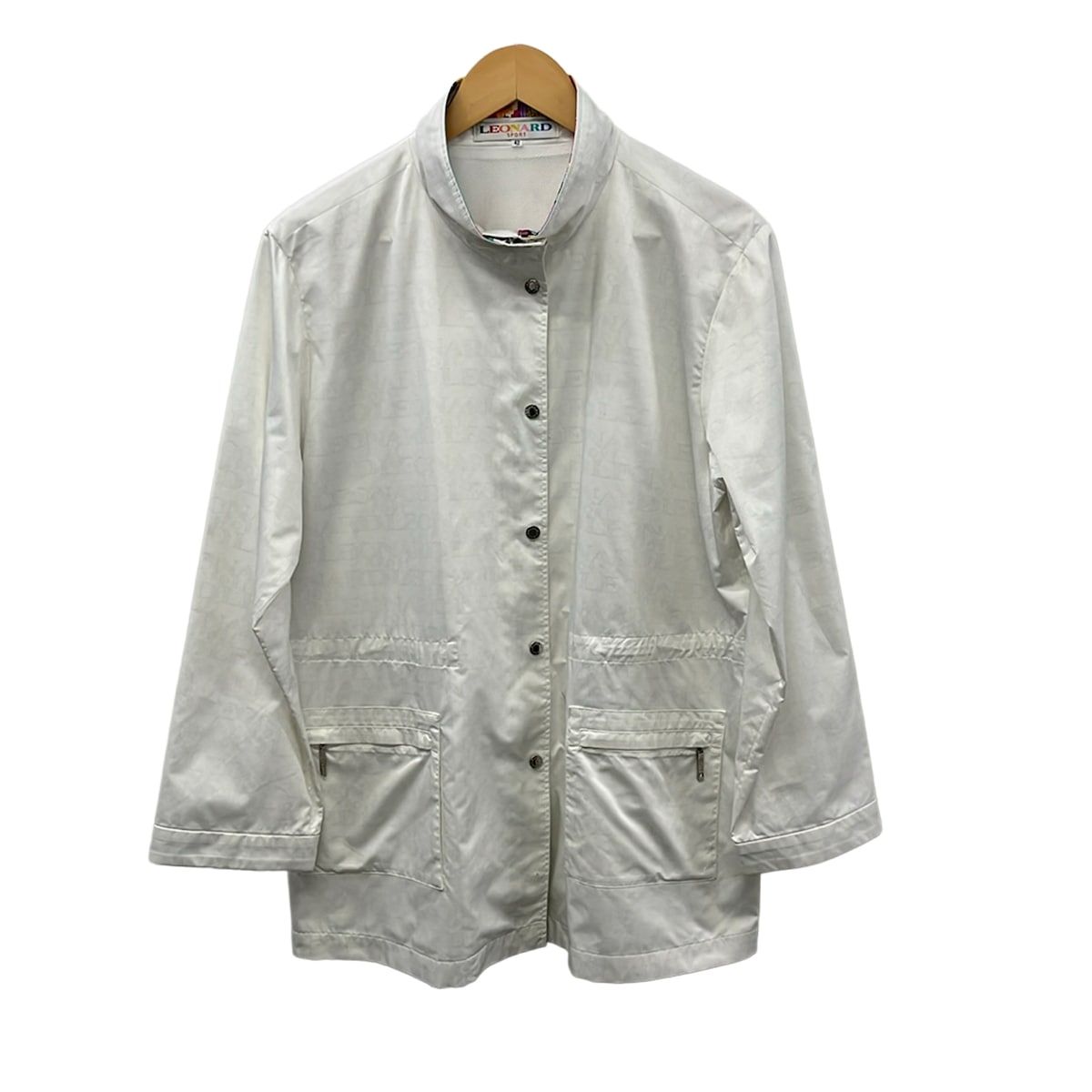 LEONARD(レオナール) ブルゾン サイズ42 L レディース - 白 長袖/オールシーズン