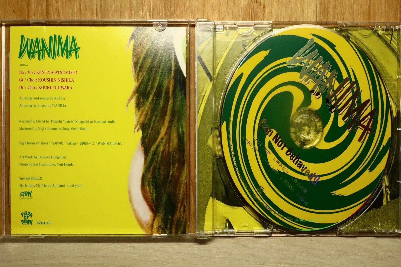 国内盤CD☆ワニマ/WANIMA□ Can Not Behaved!! 【PZCA69/4529455100289