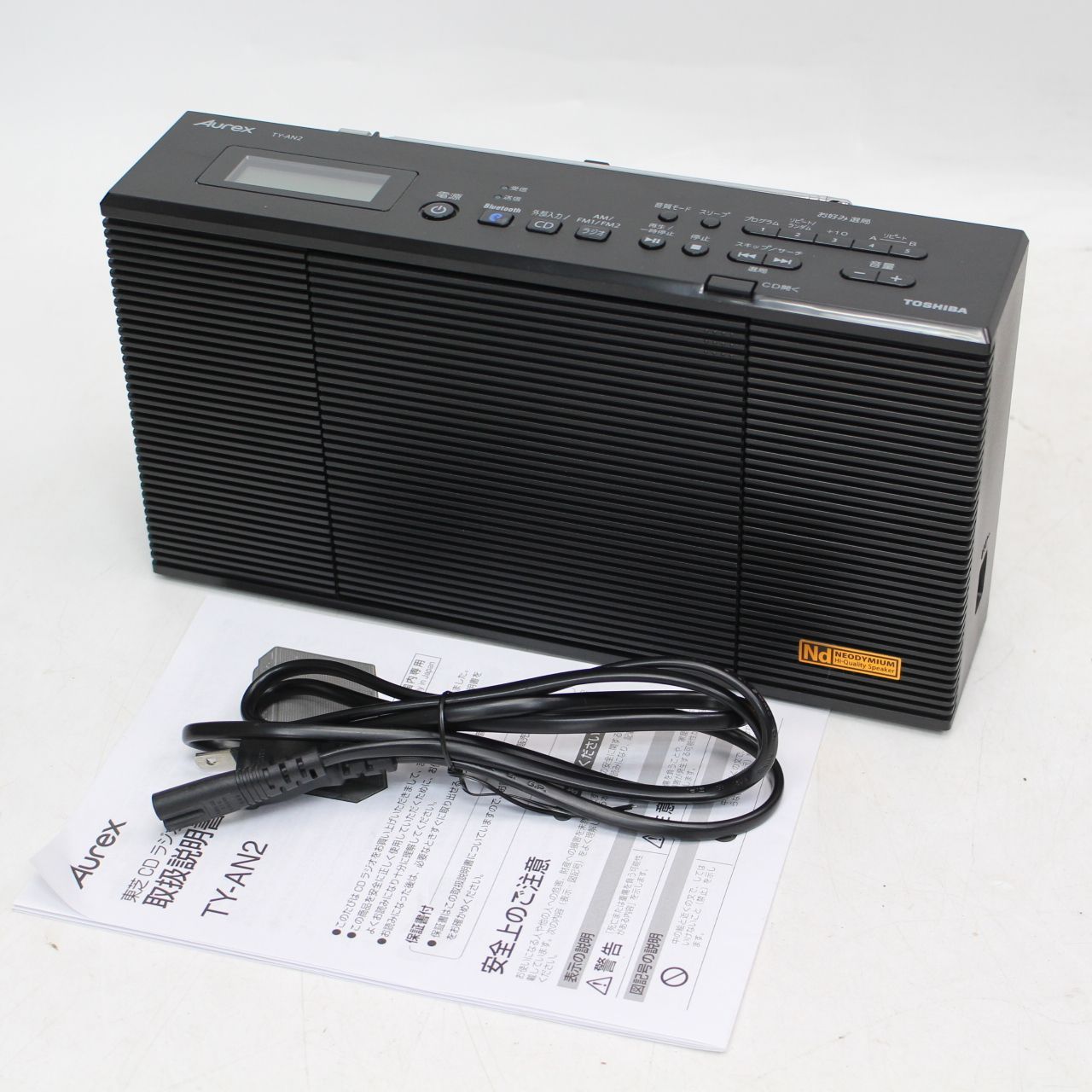 680)【美品】TOSHIBA Aurex TY-AN2 K ブラック CDラジオ - メルカリ