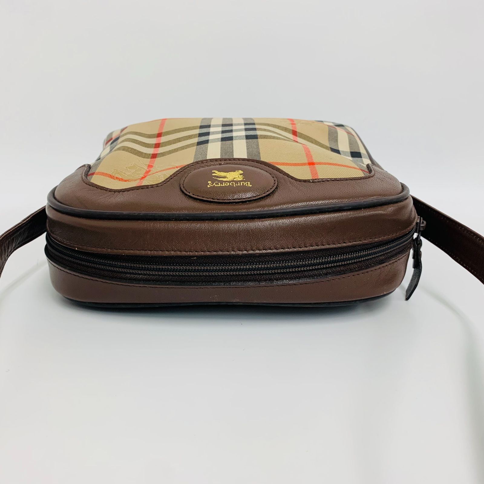 美品】Burberrys ショルダーバッグ ノバチェック シャドーホース（0144