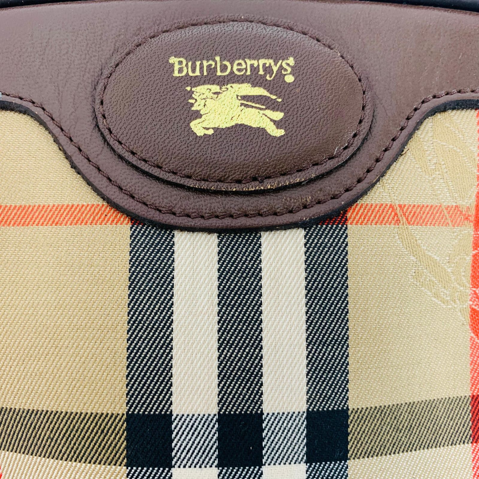 美品】Burberrys ショルダーバッグ ノバチェック シャドーホース（0144