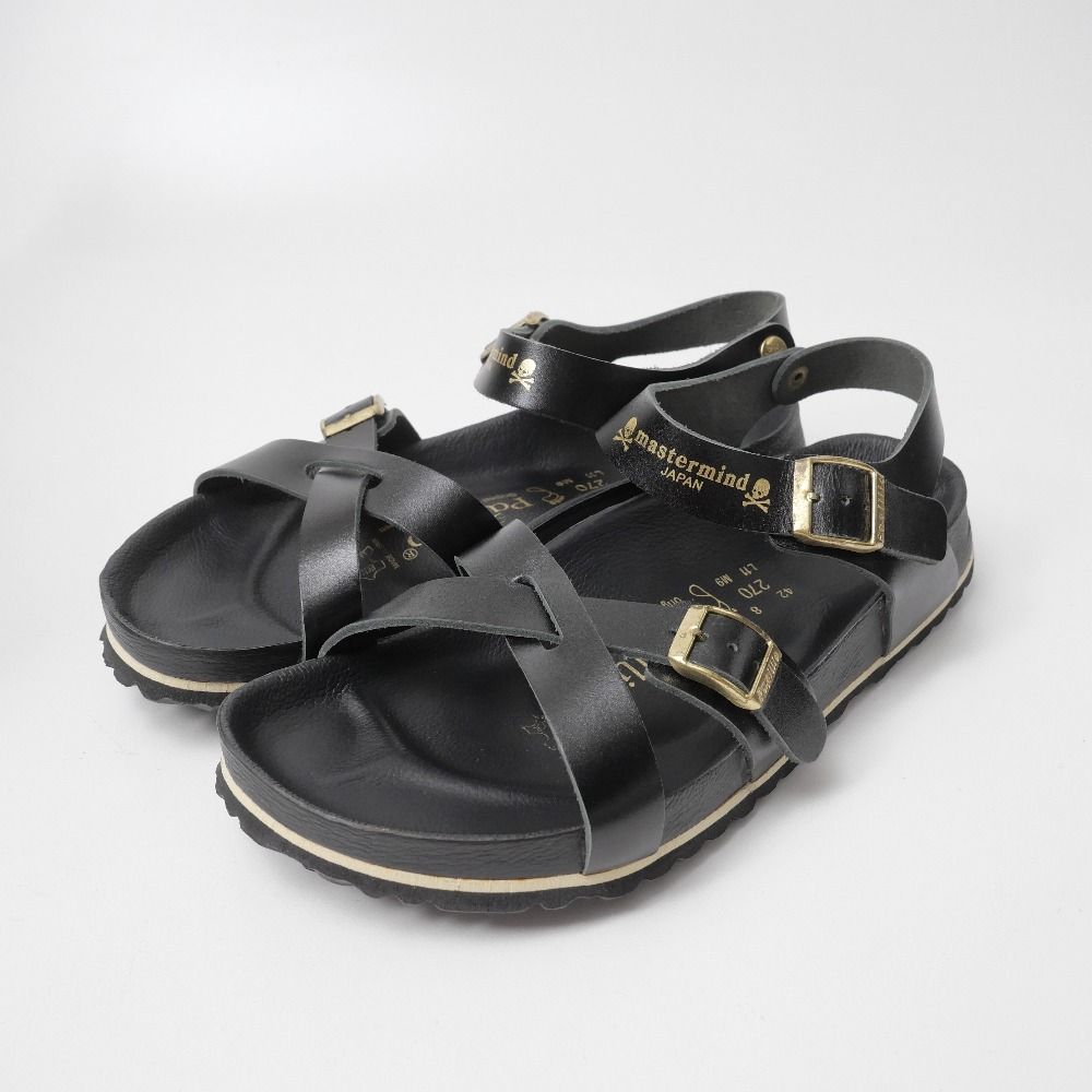 mastermind JAPAN × Papillio マスターマインドジャパン × パピリオ サンダル サイズ42/27cm スカル BIRKENSTOCK ビルケンシュトック スペイン製 ブランド古着【中古】20260528/RA9521