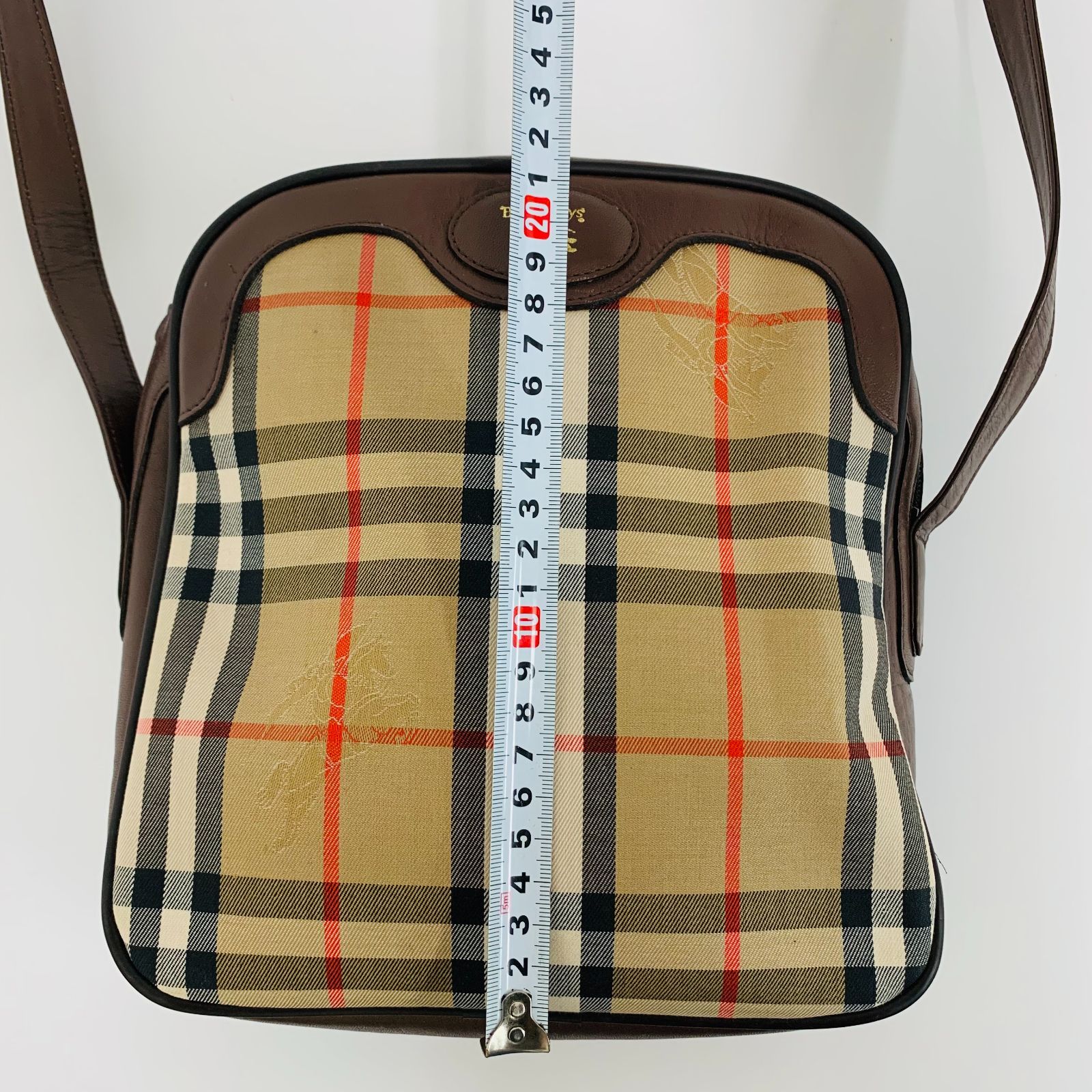 美品】Burberrys ショルダーバッグ ノバチェック シャドーホース（0144