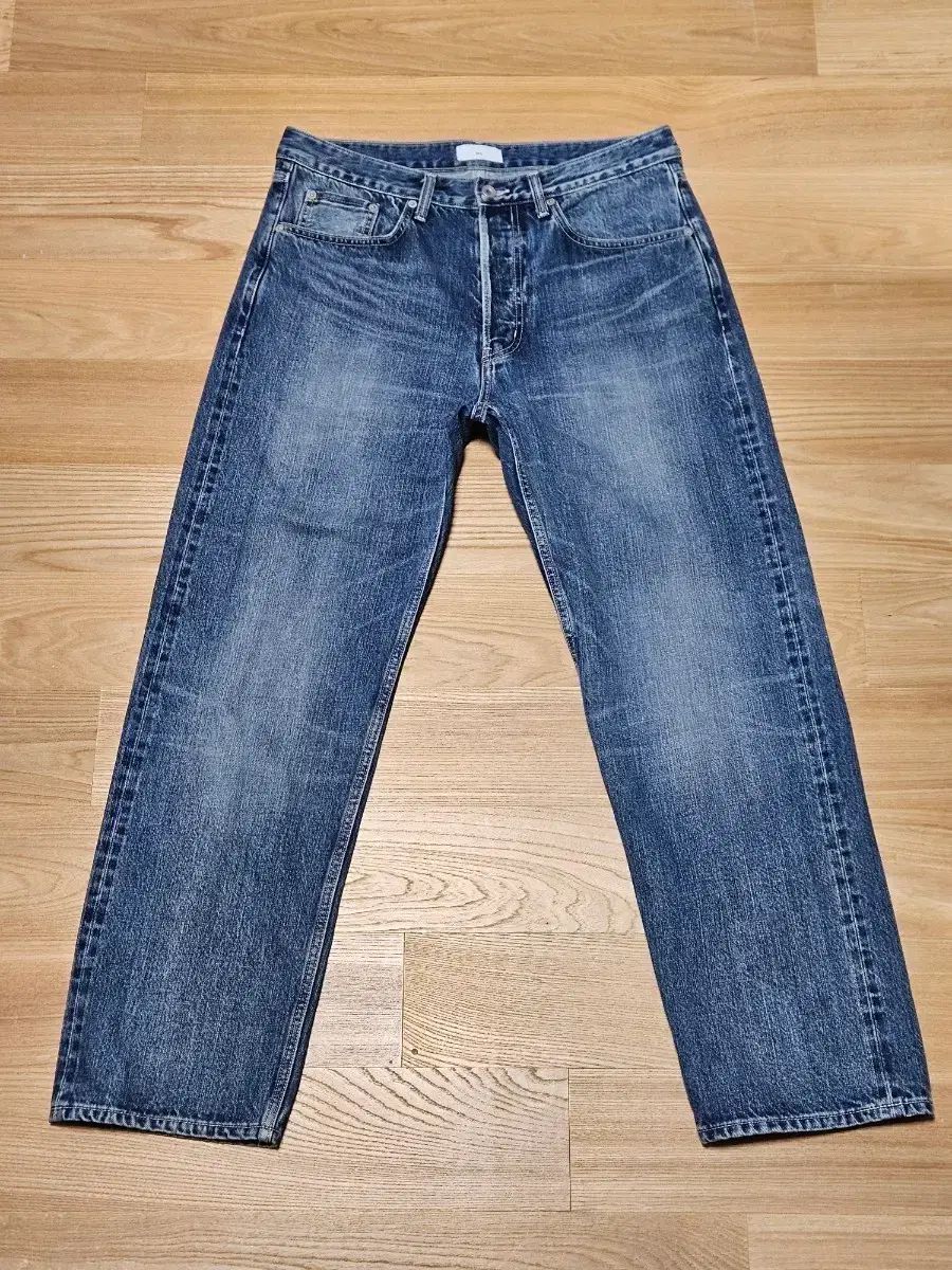 SEW ストレート セルビッジ デニムパンツ DARK BLUE 3サイズ