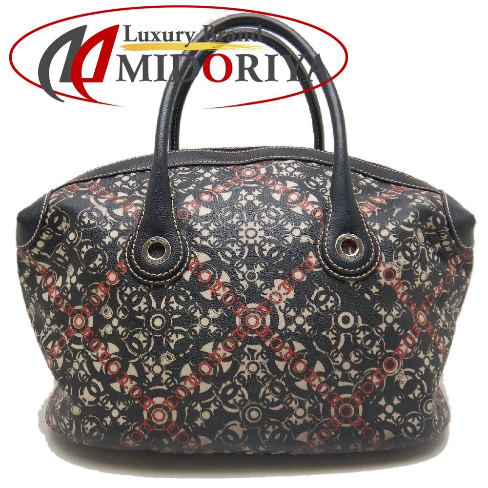 CHANEL シャネル ココトラベル ミニボストンバッグ コーティングキャンバス ブラック レディース /253888【中古】