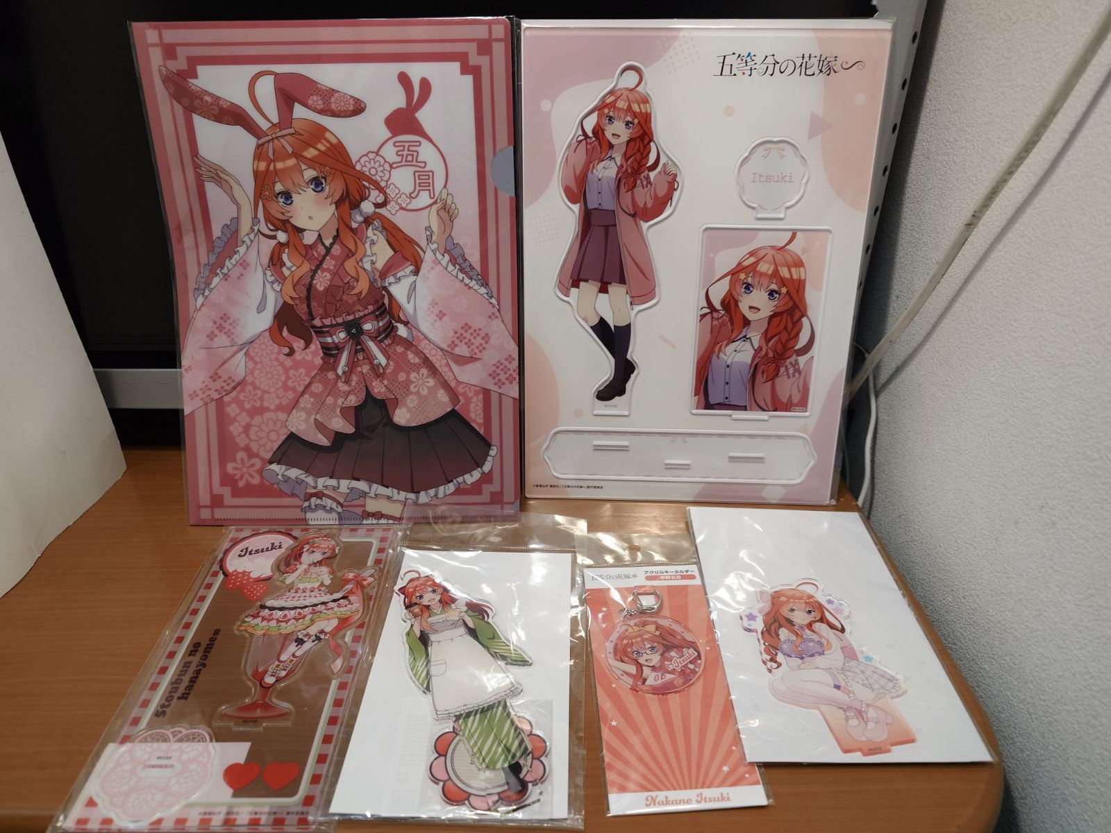 五等分の花嫁 五月セット アクリルスタンド/キーホルダー/クリア 