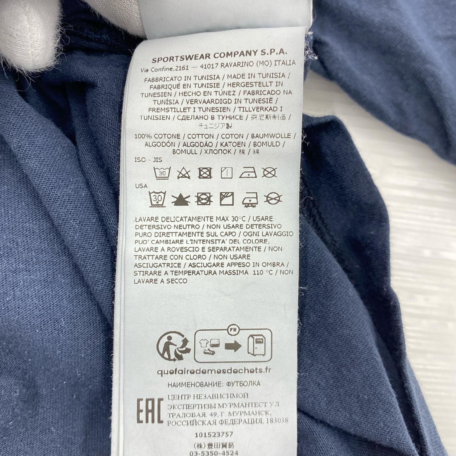 STONE ISLAND　Tシャツ　ネイビー　L