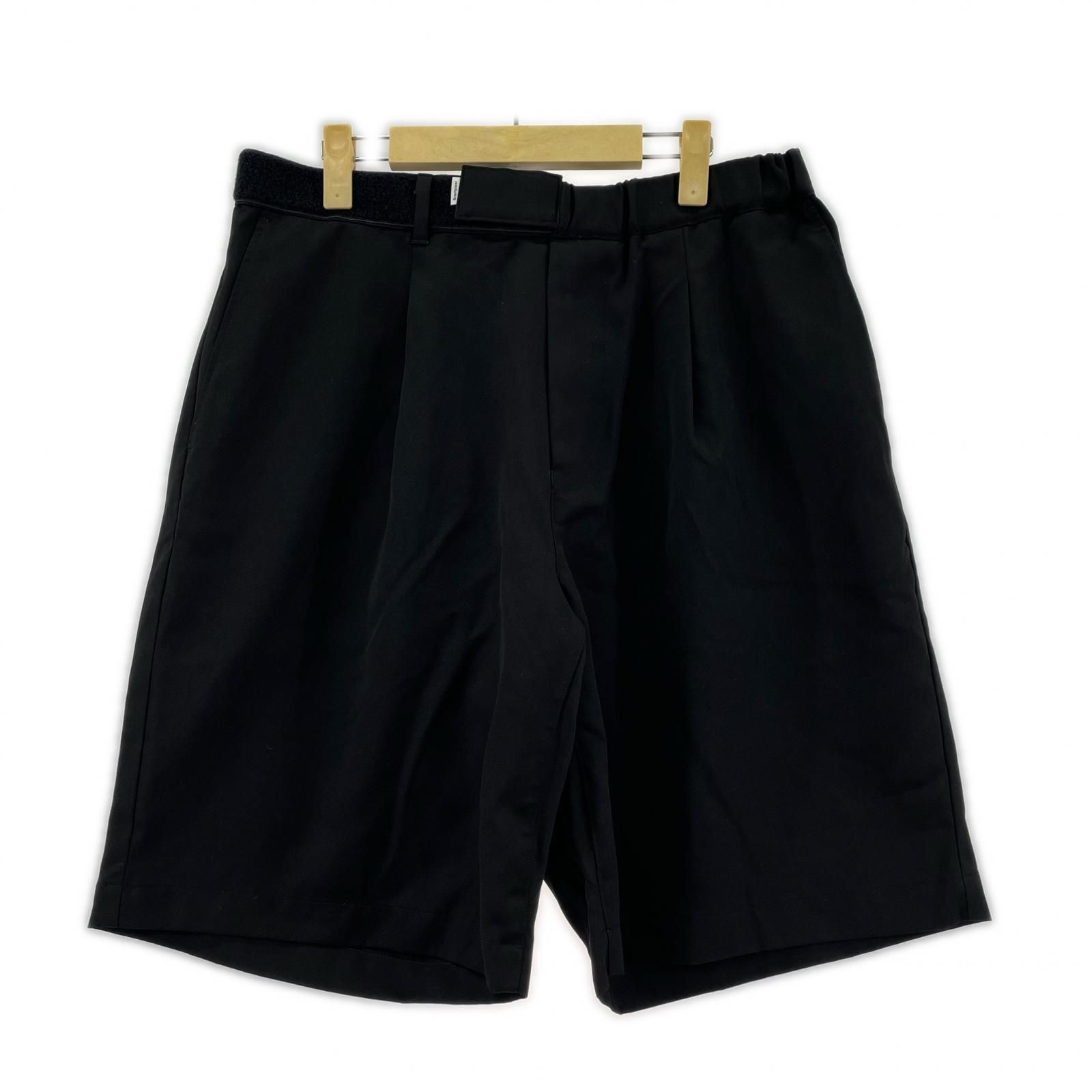 Graphpaper Scale Off Wool Wide Tuck Chef Shorts F GM221-4004