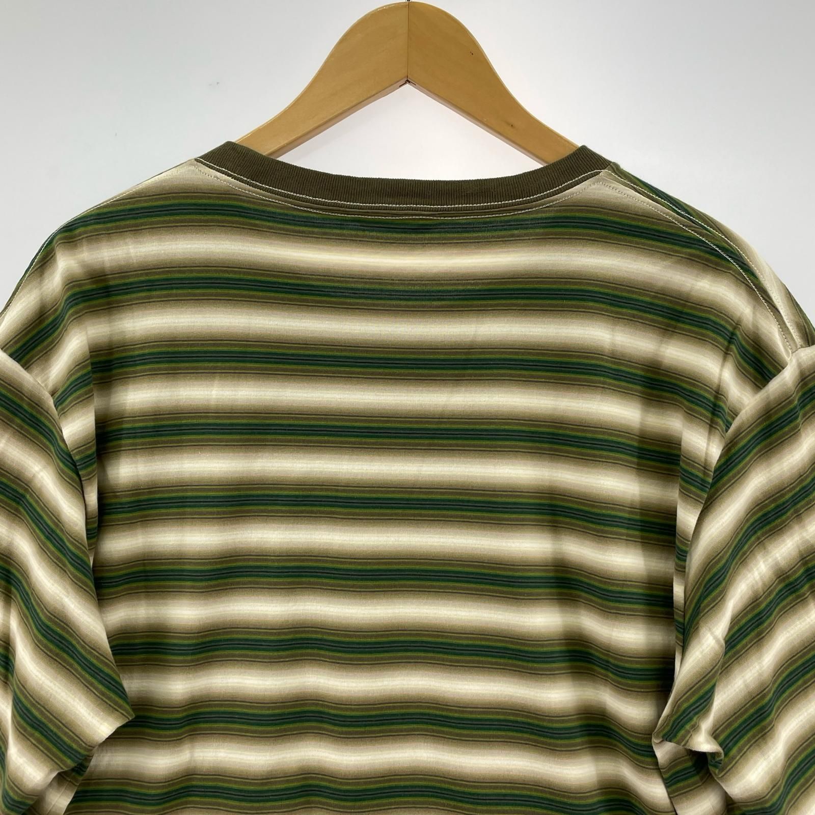 AURALEE GRADIENT STRIPE JERSEY TEE4 A25AT02GJ - メルカリ