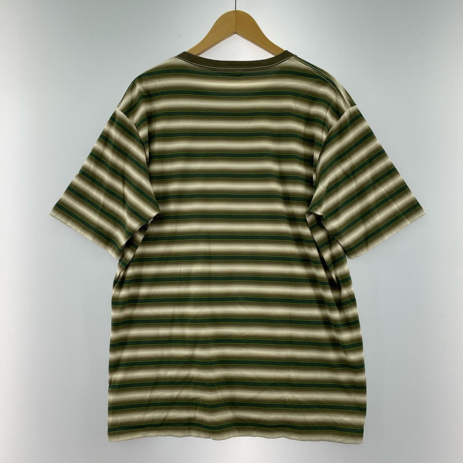 AURALEE GRADIENT STRIPE JERSEY TEE4 A25AT02GJ - メルカリ