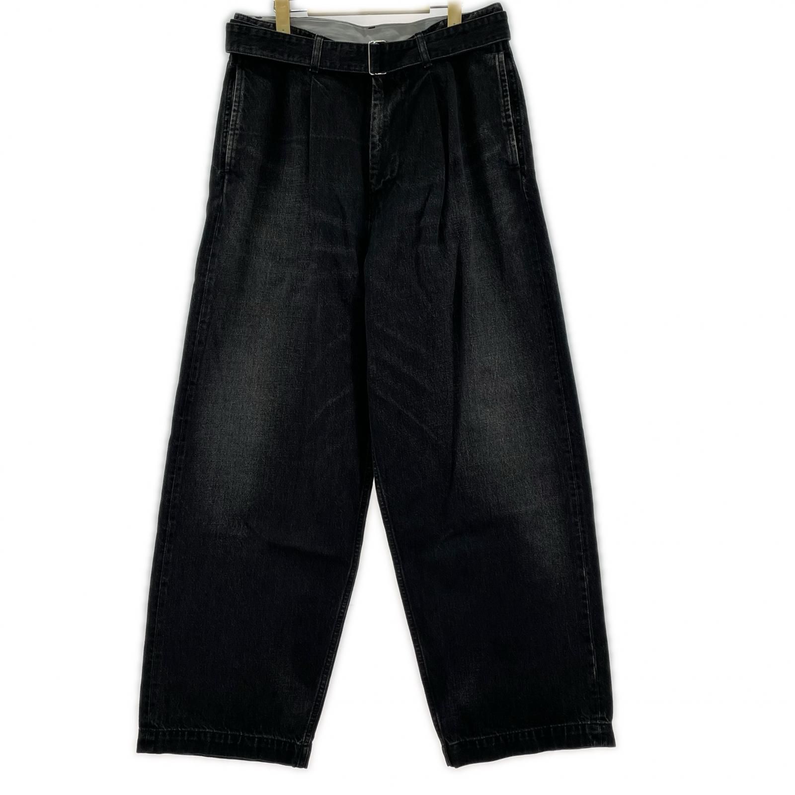 graphpaper Selvage Denim Belted Pants SIZE 2 GU251-40192DB
