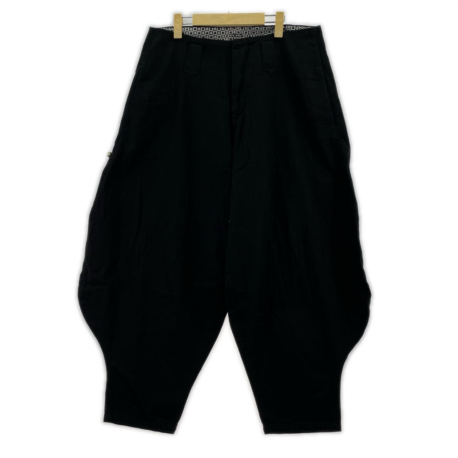 LIMI feu×寅壱　パンツ　SIZE 03 LS-P70-077-2 ブラッ