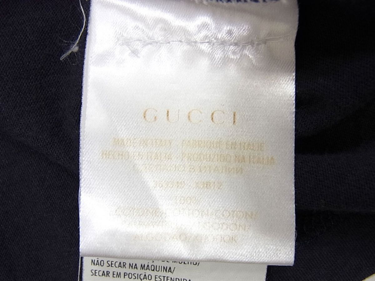 定価6万円☆GUCCI グッチ クレスト バイカラー Tシャツ ナイトシールド 