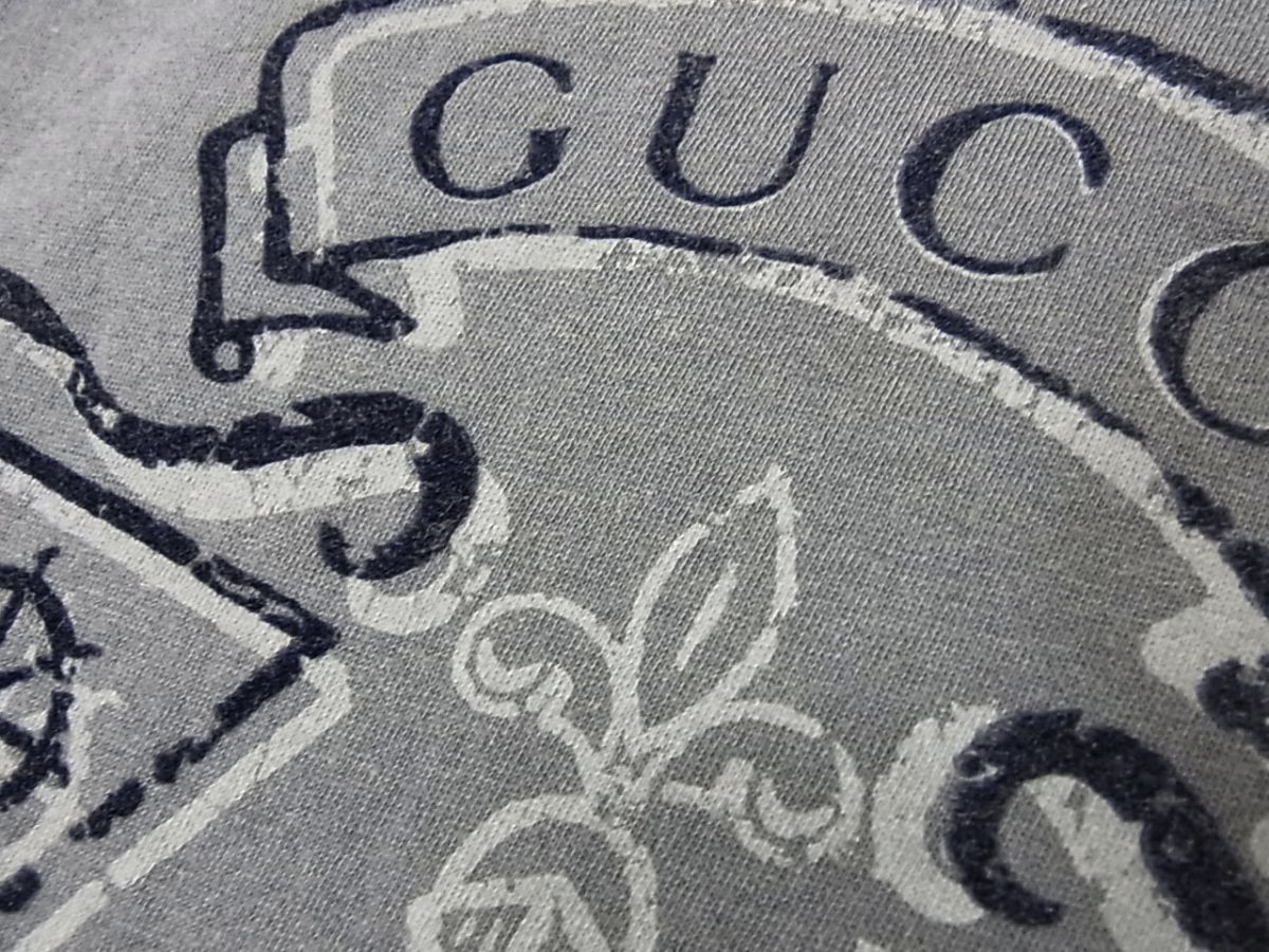 定価6万円☆GUCCI グッチ クレスト バイカラー Tシャツ ナイトシールド