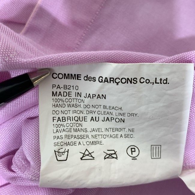 中古】 COMME des GARCONS プレーンシャツ 長袖 トップス レギュラー