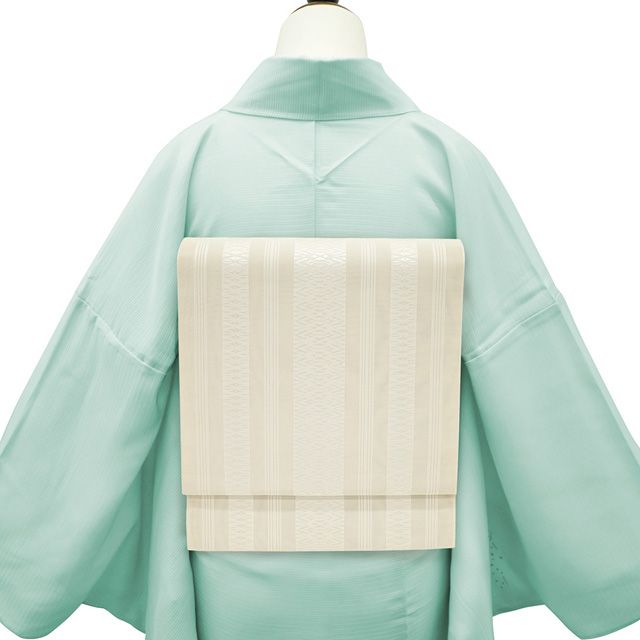 新古品】 夏物 博多織 名古屋帯 正絹 本場筑前博多織 紗献上 未使用 紗