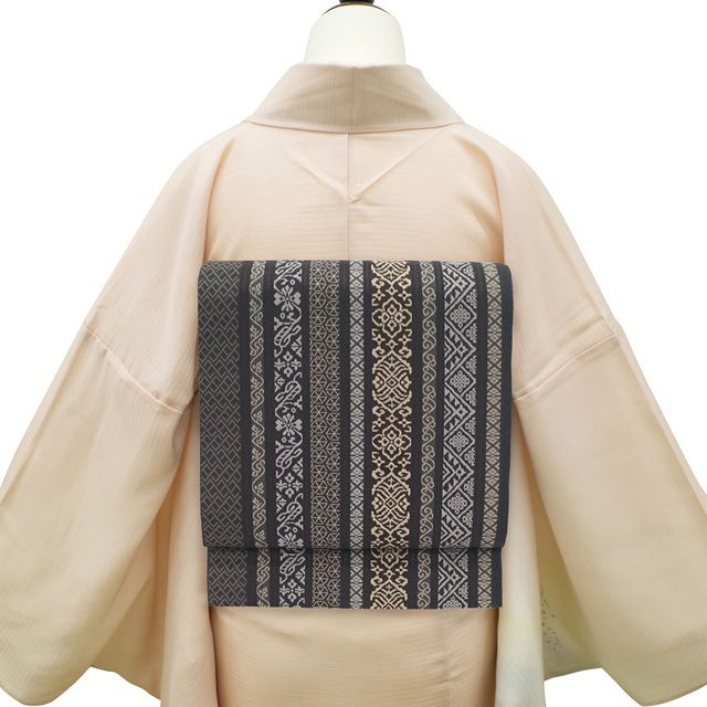 新古品】 夏物 博多織 名古屋帯 正絹 本場筑前博多織 西村織物 未使用