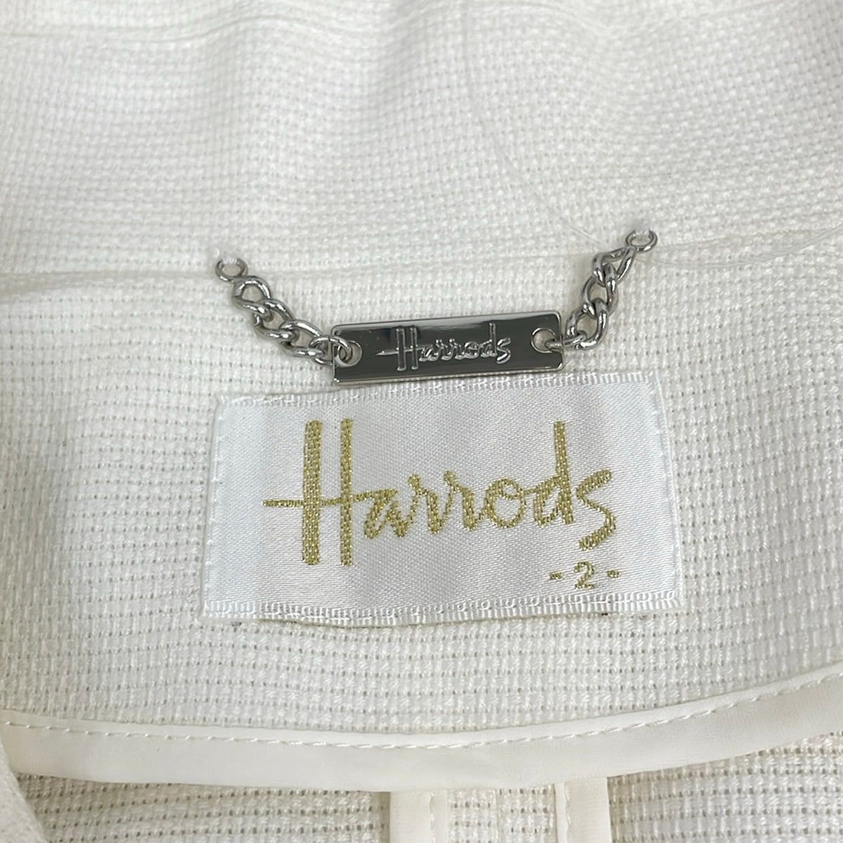 HARRODS(ハロッズ) ジャケット サイズ2 M レディース - 白 長袖/オール