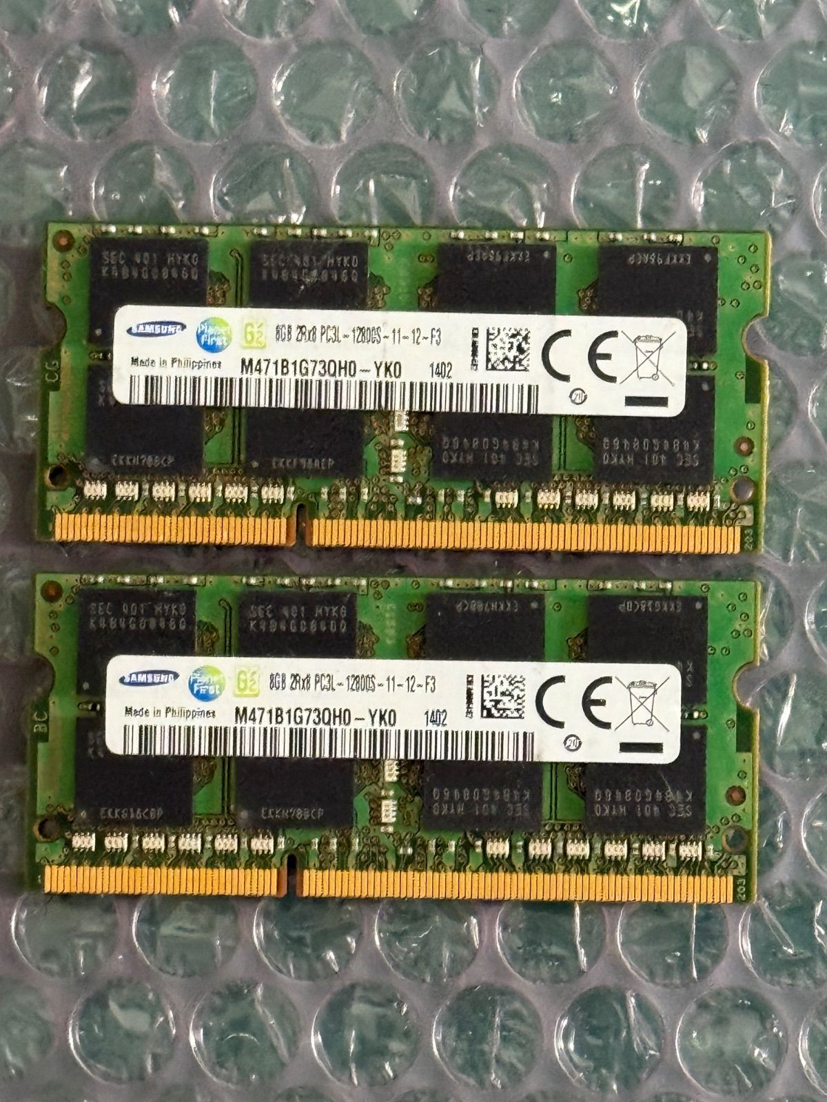 Samsung 16GB(8GBx2) DDR3L 1600メモリ 動作確認済 - メルカリ