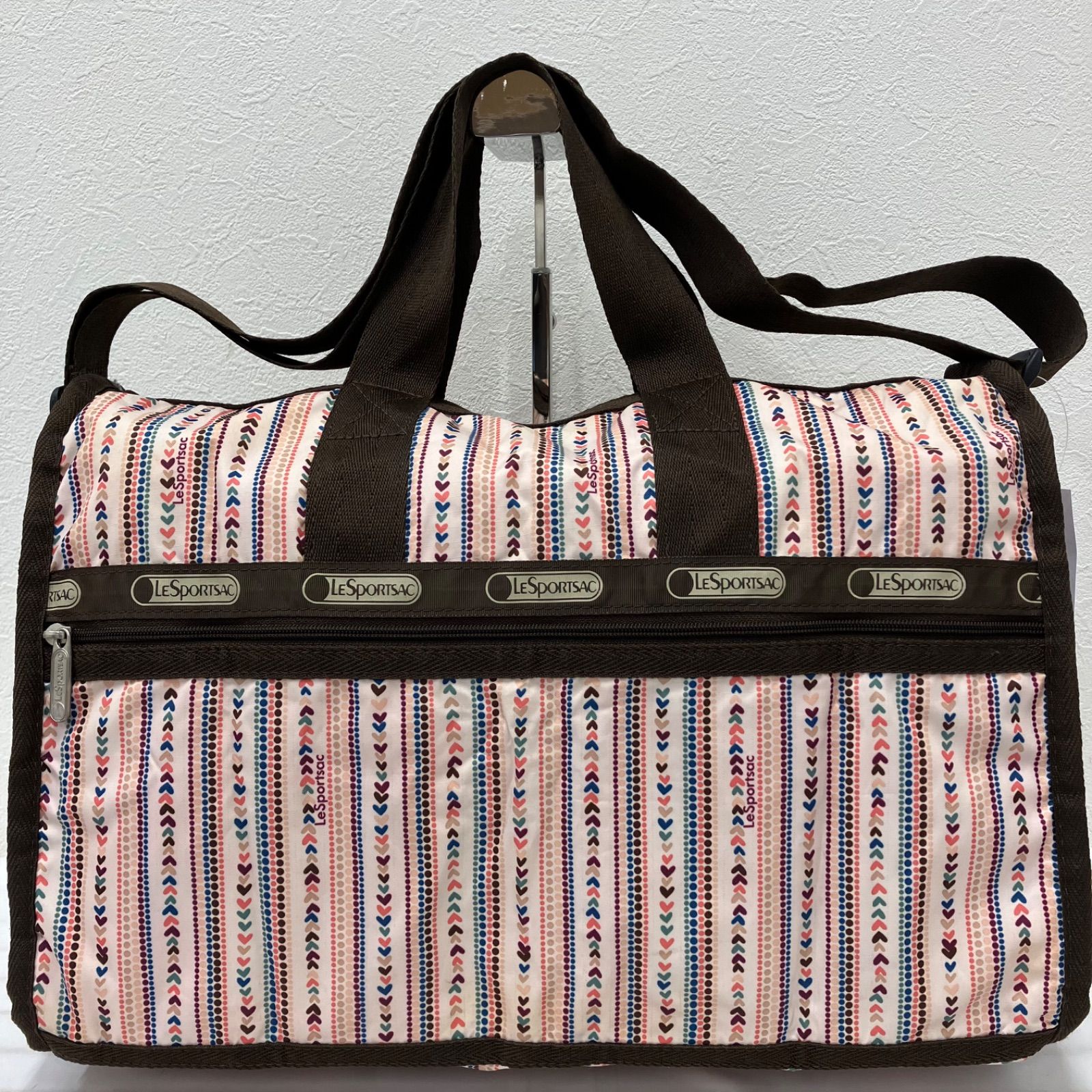 3485 LeSportsac レスポートサック ボストンバッグ 2way ハート ドット 