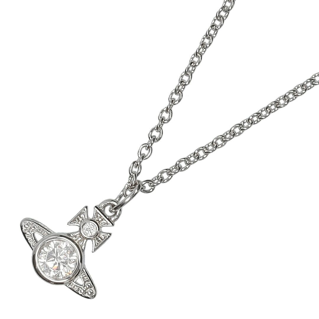 ヴィヴィアンウエストウッド VIVIENNE WESTWOOD ネックレス ペンダント 63020278 02P102 PLATINUM/WHITE XZ LONDON ORB PENDANT 16,188円