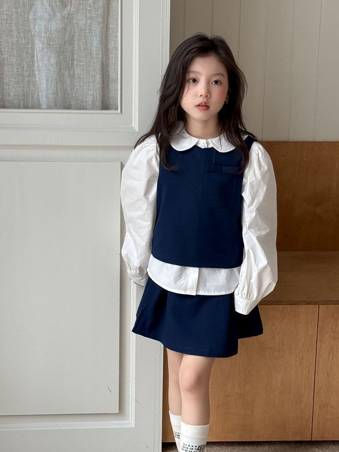 人気商品 入学式 卒業式 スーツ 女の子 コーデ 3点セット キッズ ベスト セットアップ 女の子 春服 カジュアル服 キッズ 春コーデ長袖 シャツ スカート 卒業式 制服 子供服 キッズ 中学生 小学生 子供 普段着 韓国風 通年