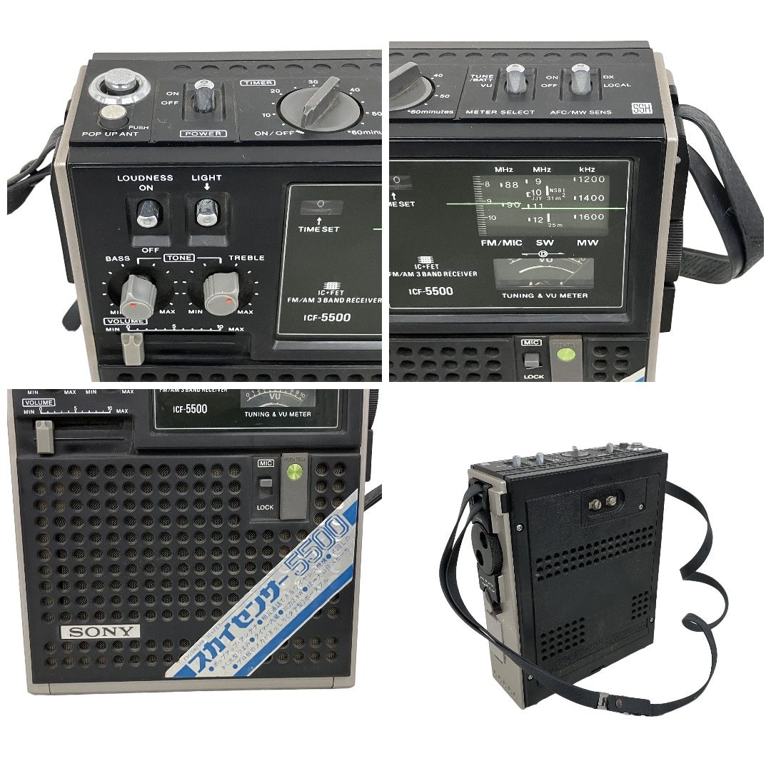 SONY ソニー ICF-5500 スカイセンサー5500 3バンドBCLラジオ K11191620