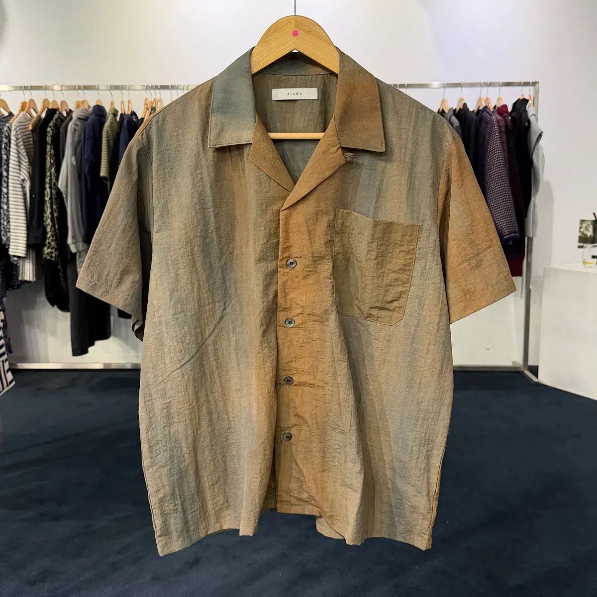 新品 JieDa ナイロン オープンカラー シャツ 17,937円