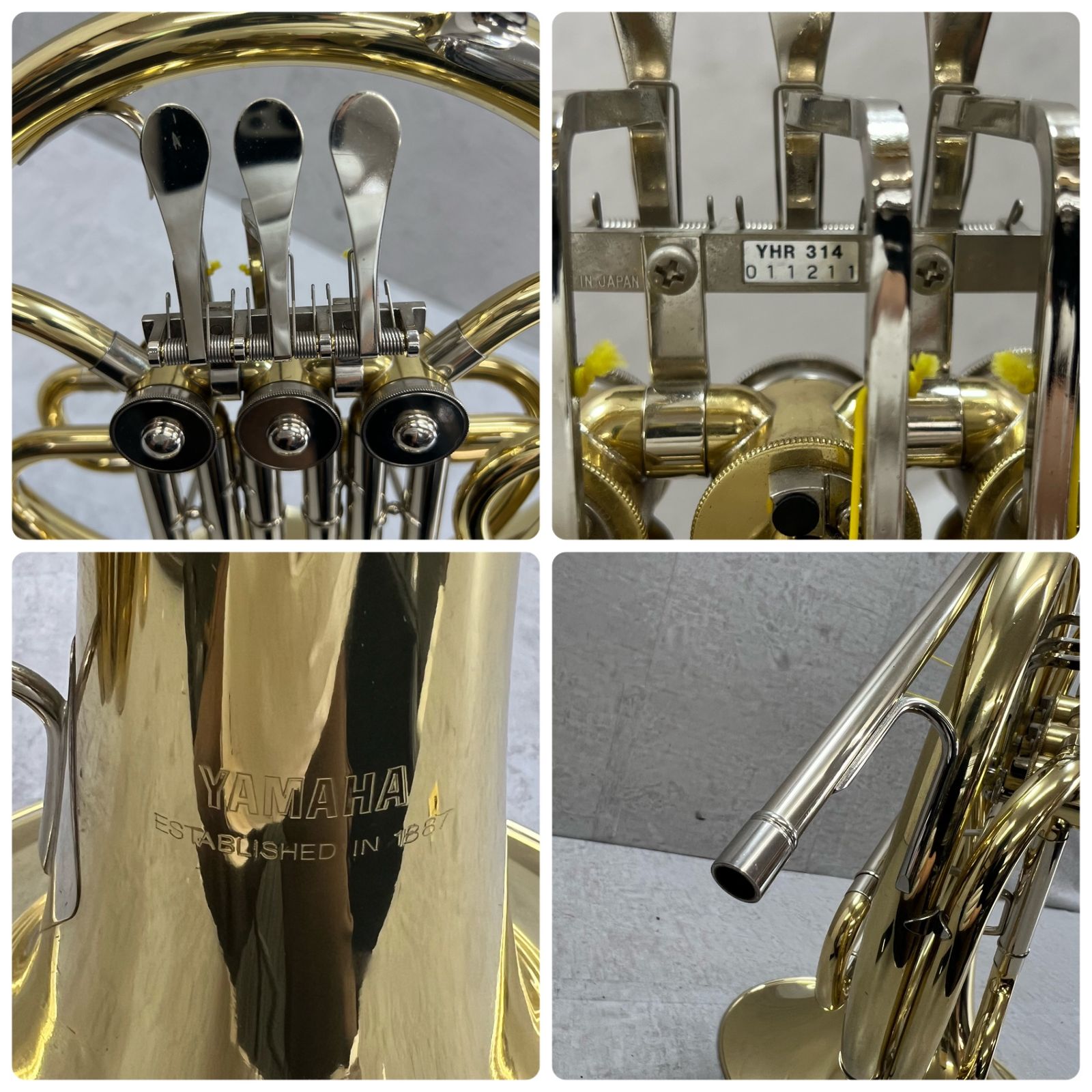 ヤマハ フレンチホルン YHR-314 Fシングルホルン イエローブラス