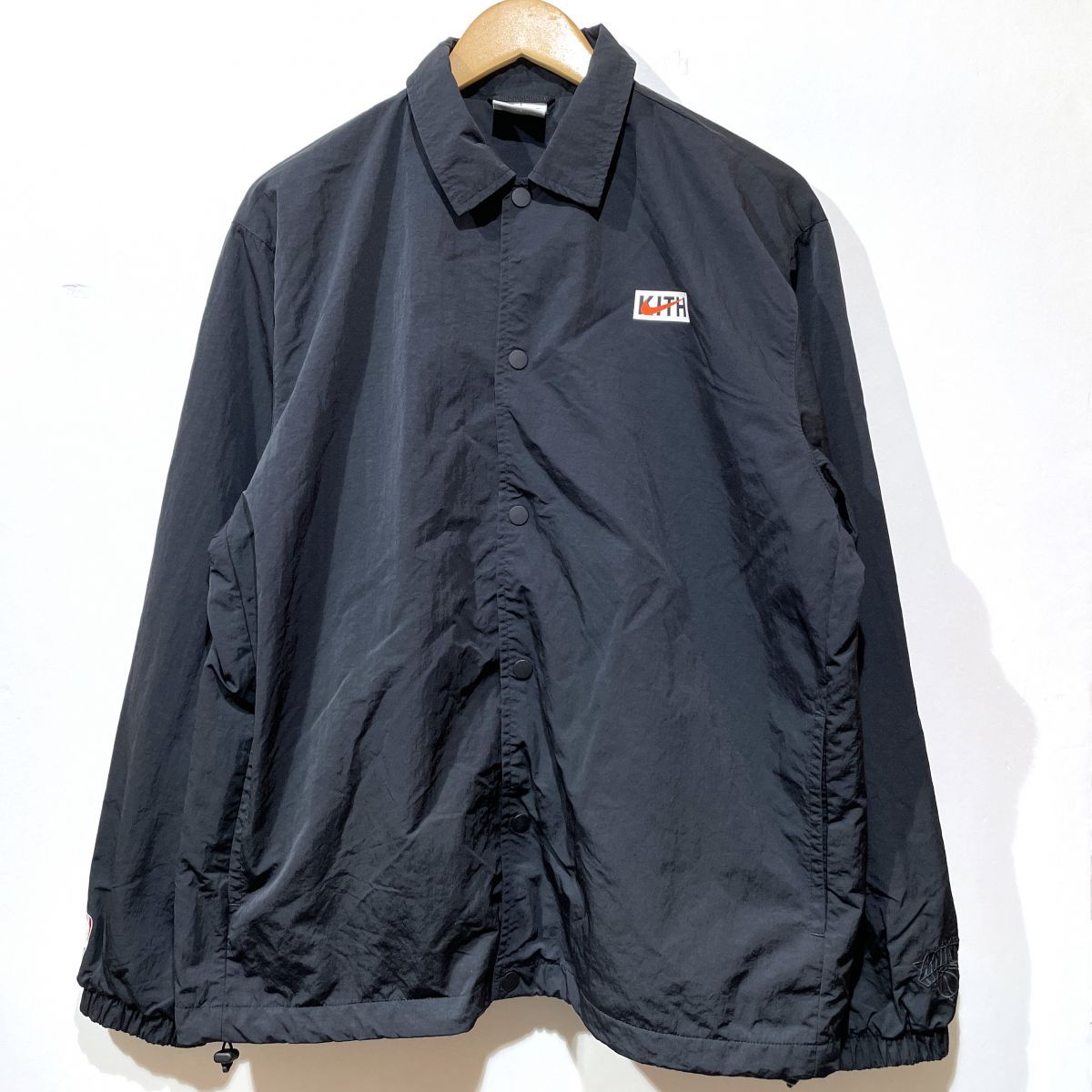 Kith キス x Nike ナイキ x New York Knicks Coaches Jacket コーチジャケット Black ブラック サイズM ※中古 【津山店】 15,392円