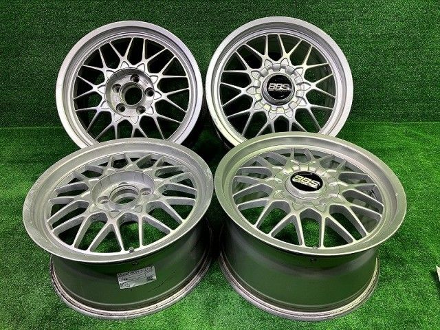中古 17インチ 8J 9J 5穴 BBS RG191 RG138 社外 アルミホイール 4本