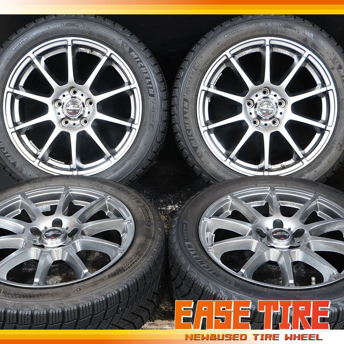 バリ山 22年製 スタッドレス 205/55R17 ミシュラン X-ICE SNOW