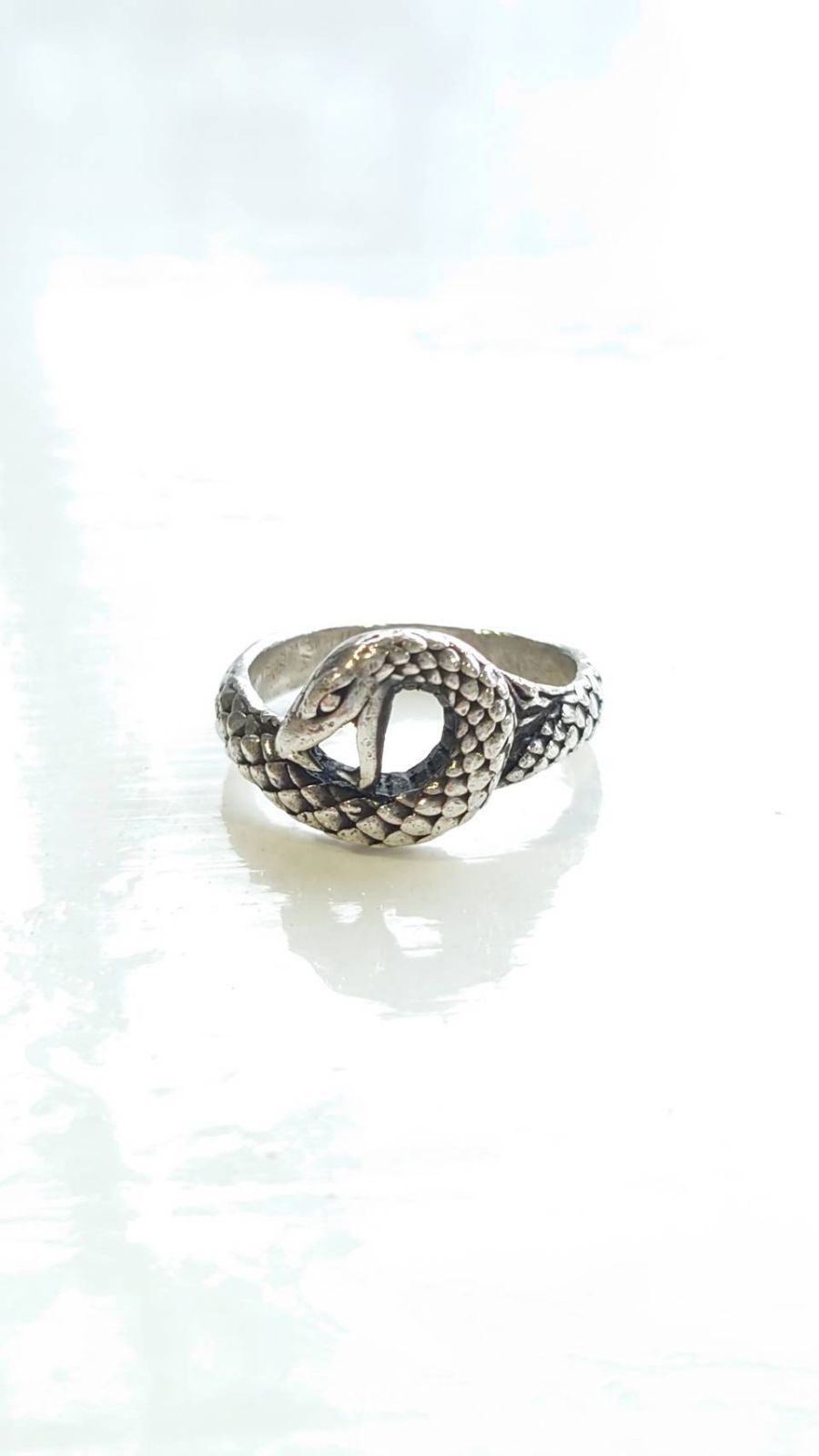 925 Sterling Silver Snake ring
