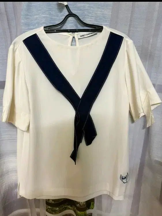 LUCKY CHOUETTE ラッキーシュエトゥ 白 ブラウス 36