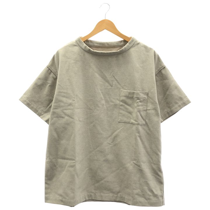TOUJOURS (トゥジュー) Big T-Shirt KM37US04 ベージュ 2